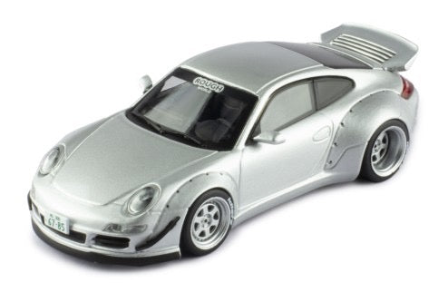 Chargez l&#39;image dans la visionneuse de la galerie, Porsche RWB 997 Argenté IXO 1:43
