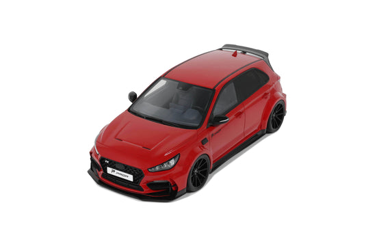 Hyundai PRIOR DESIGN I30 N ENGINE RED 2021 OTTOmobile 1:18