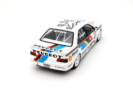 Peugeot 405 MI16 BTCC WHITE R. GRAVETT 1992 OTTOmobile 1:18
