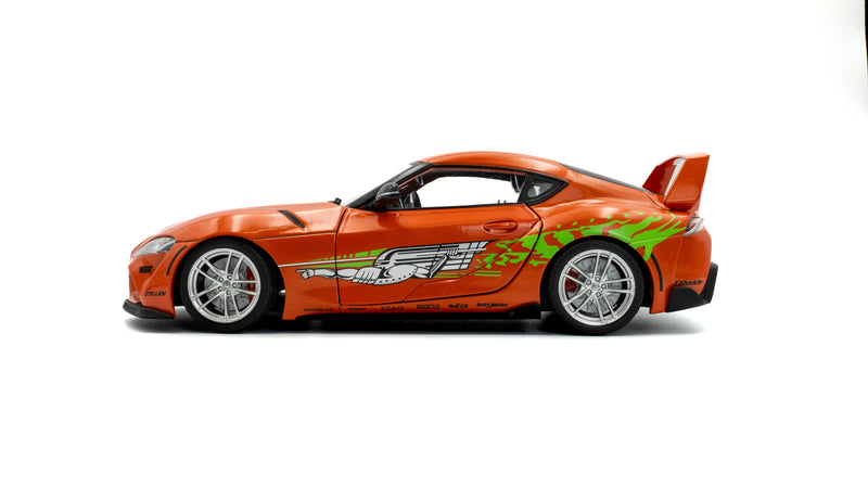 Load image into Gallery viewer, Toyota GR SUPRA TRIBUTE ORANGE 2024 SOLIDO 1:18
