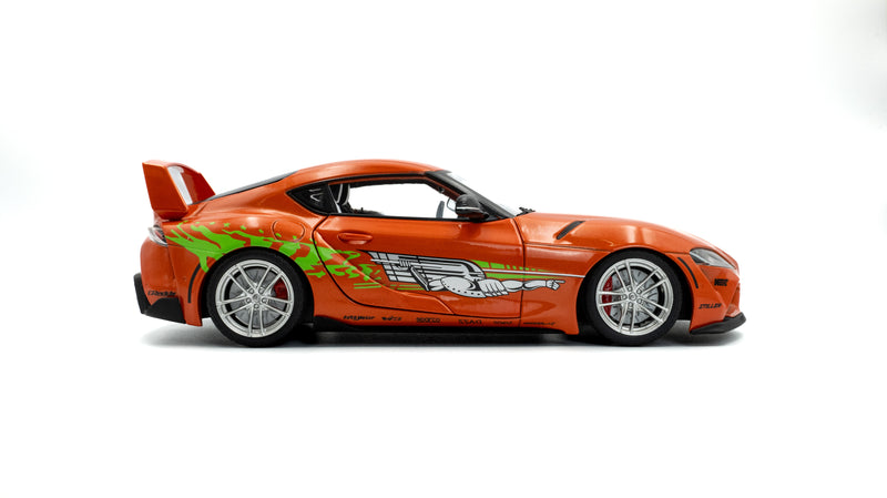 Load image into Gallery viewer, Toyota GR SUPRA TRIBUTE ORANGE 2024 SOLIDO 1:18
