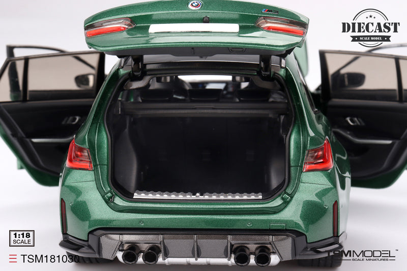 Chargez l&#39;image dans la visionneuse de la galerie, Bmw M3 TOURING (G81) ISLE OF MAN GREEN METALLIC 2023 TSM Model 1:18
