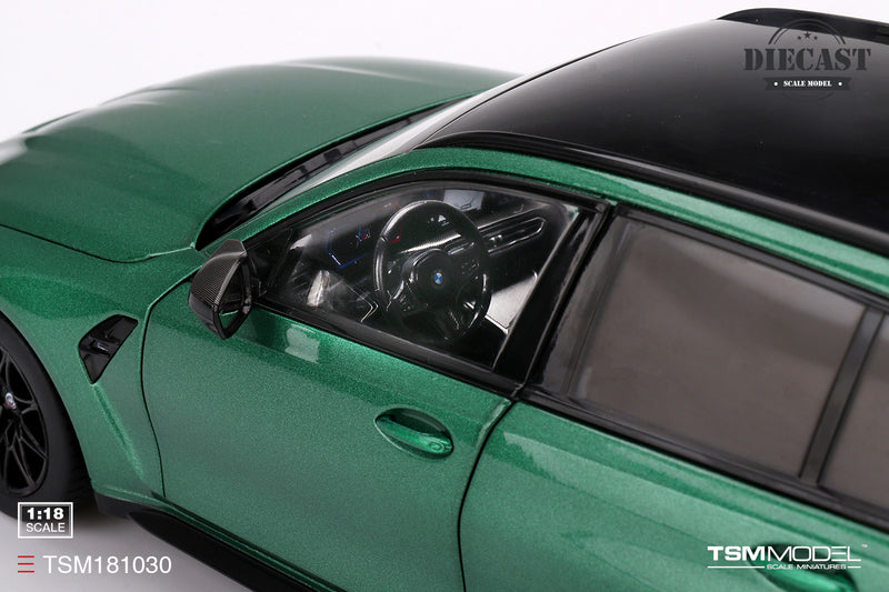 Chargez l&#39;image dans la visionneuse de la galerie, Bmw M3 TOURING (G81) ISLE OF MAN GREEN METALLIC 2023 TSM Model 1:18
