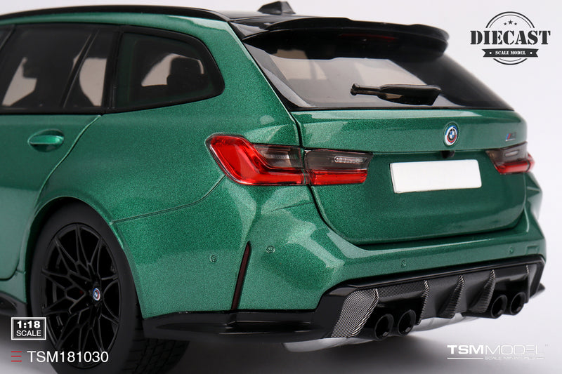 Chargez l&#39;image dans la visionneuse de la galerie, Bmw M3 TOURING (G81) ISLE OF MAN GREEN METALLIC 2023 TSM Model 1:18
